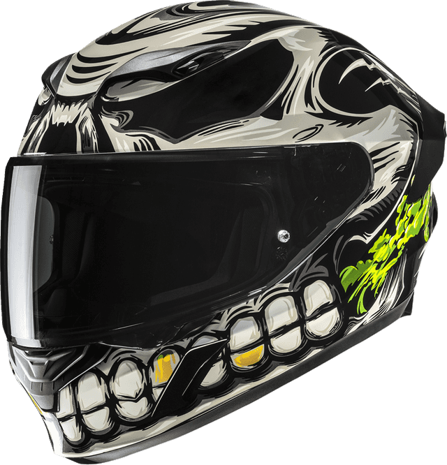 HJC 0101-19828 i11 Helmet - Acid Skull - MC5 - XL — image 3 of 4