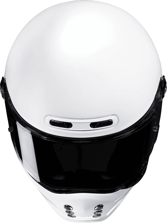 HJC 0101-19918 V10 Helmet - Solid - White - Small — image 5 of 8
