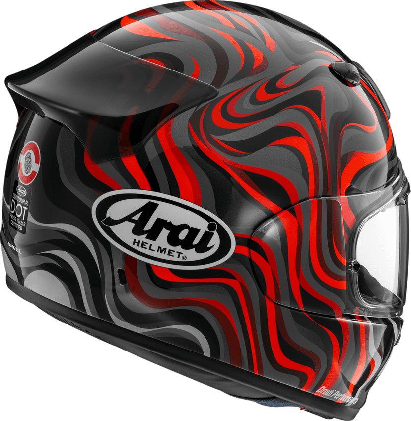 ARAI HELMETS 010120191 Contour-X Helmet - Swirl - Red - XS — image 2 of 2