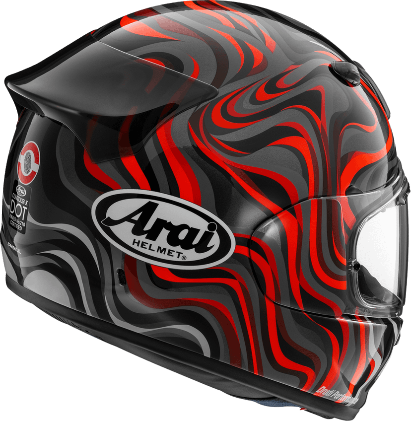 ARAI HELMETS 010120196 Contour-X Helmet - Swirl - Red - 2XL — image 2 of 2
