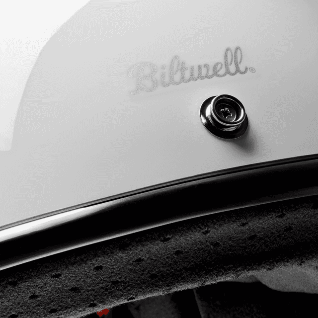 BILTWELL 010120271 Gringo Helmet - Gloss White - Small — image 8 of 8