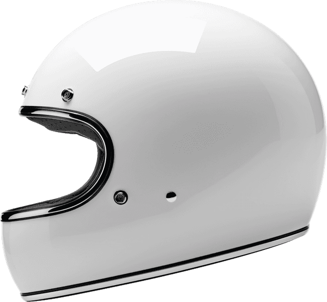 BILTWELL 010120271 Gringo Helmet - Gloss White - Small — image 5 of 8