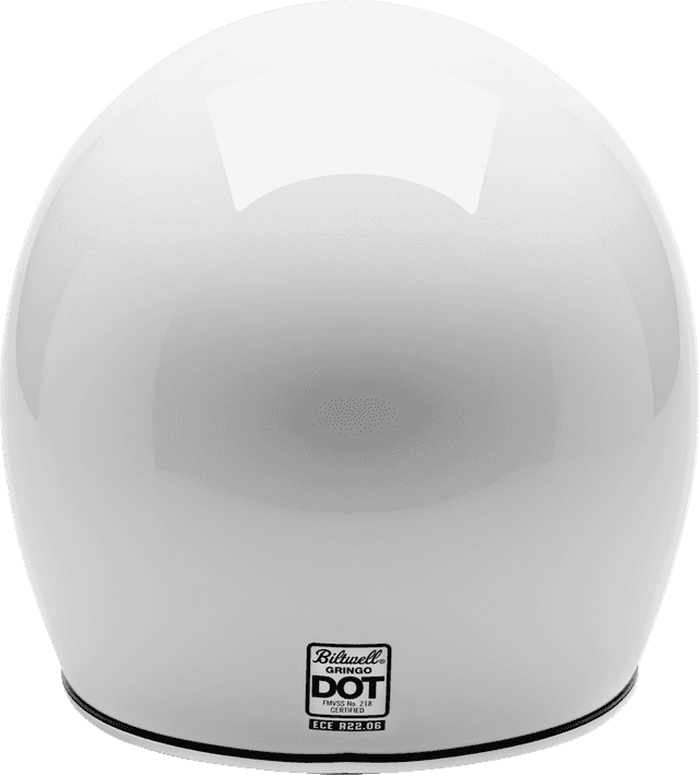 BILTWELL 010120271 Gringo Helmet - Gloss White - Small — image 4 of 8