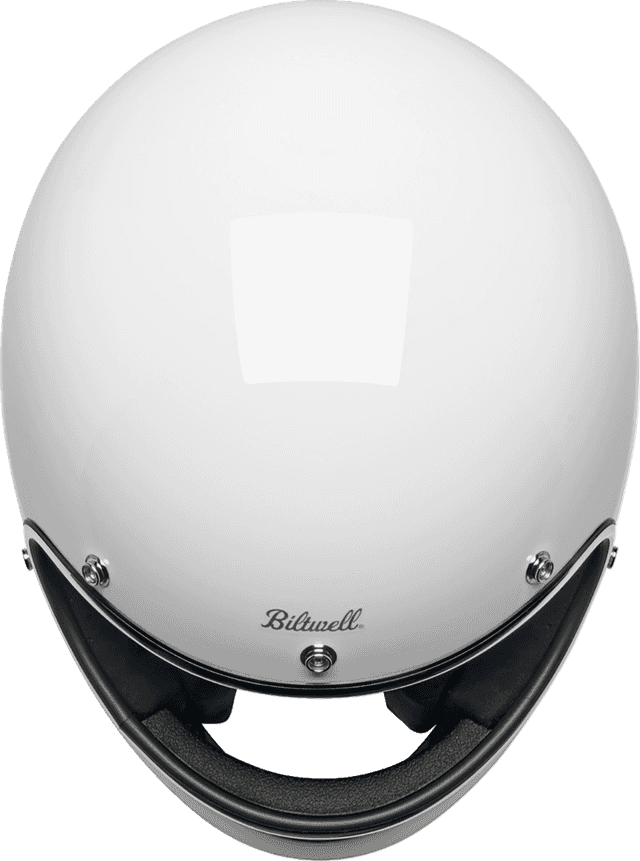 BILTWELL 010120271 Gringo Helmet - Gloss White - Small — image 6 of 8