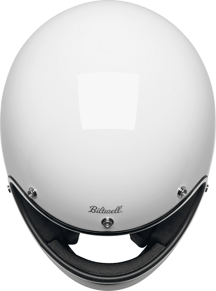 BILTWELL 010120272 Gringo Helmet - Gloss White - Medium — image 6 of 8