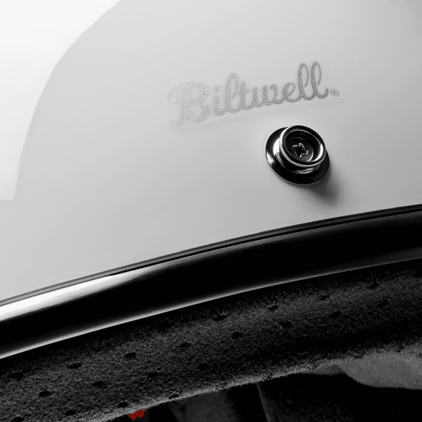 BILTWELL 010120273 Gringo Helmet - Gloss White - Large — image 7 of 8