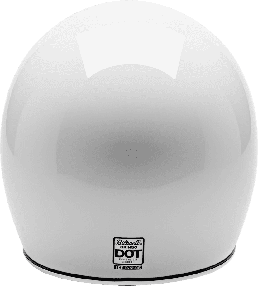 BILTWELL 010120274 Gringo Helmet - Gloss White - XL — image 5 of 8