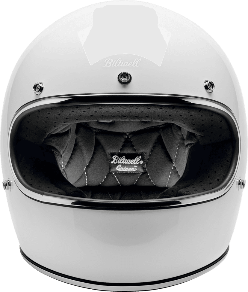 BILTWELL 010120275 Gringo Helmet - Gloss White - 2XL — image 2 of 8