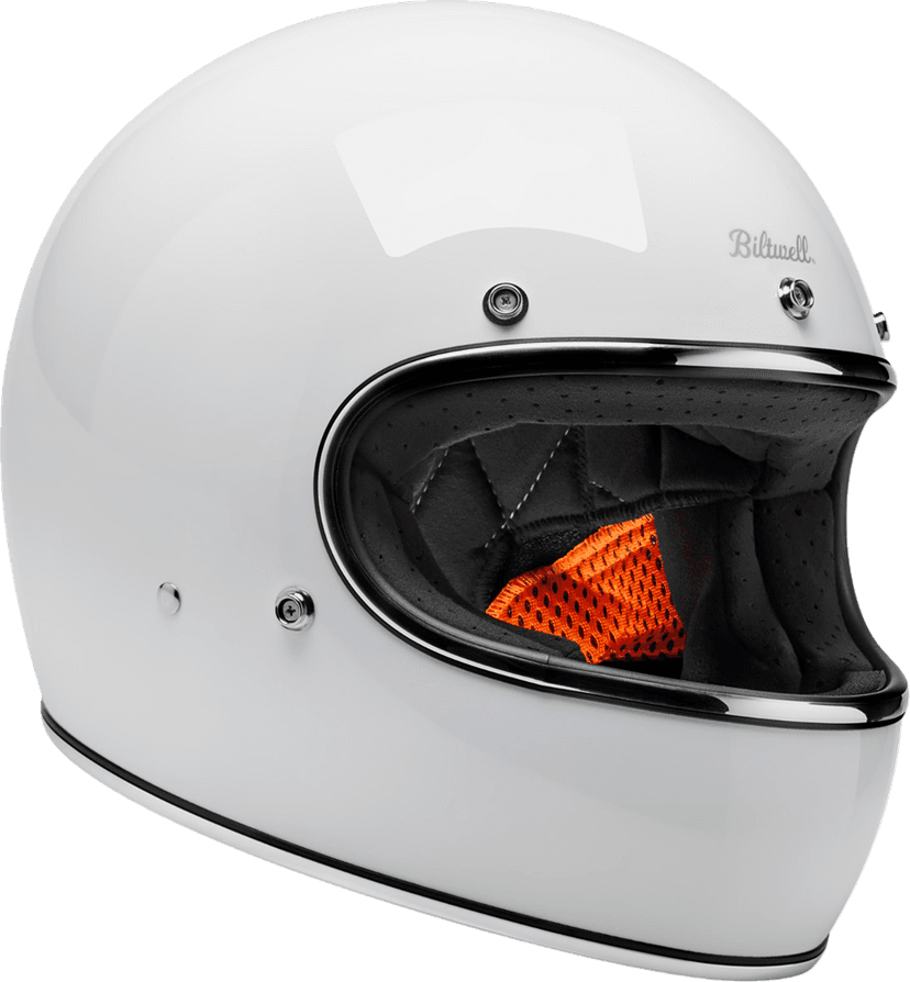 BILTWELL 010120275 Gringo Helmet - Gloss White - 2XL — image 3 of 8