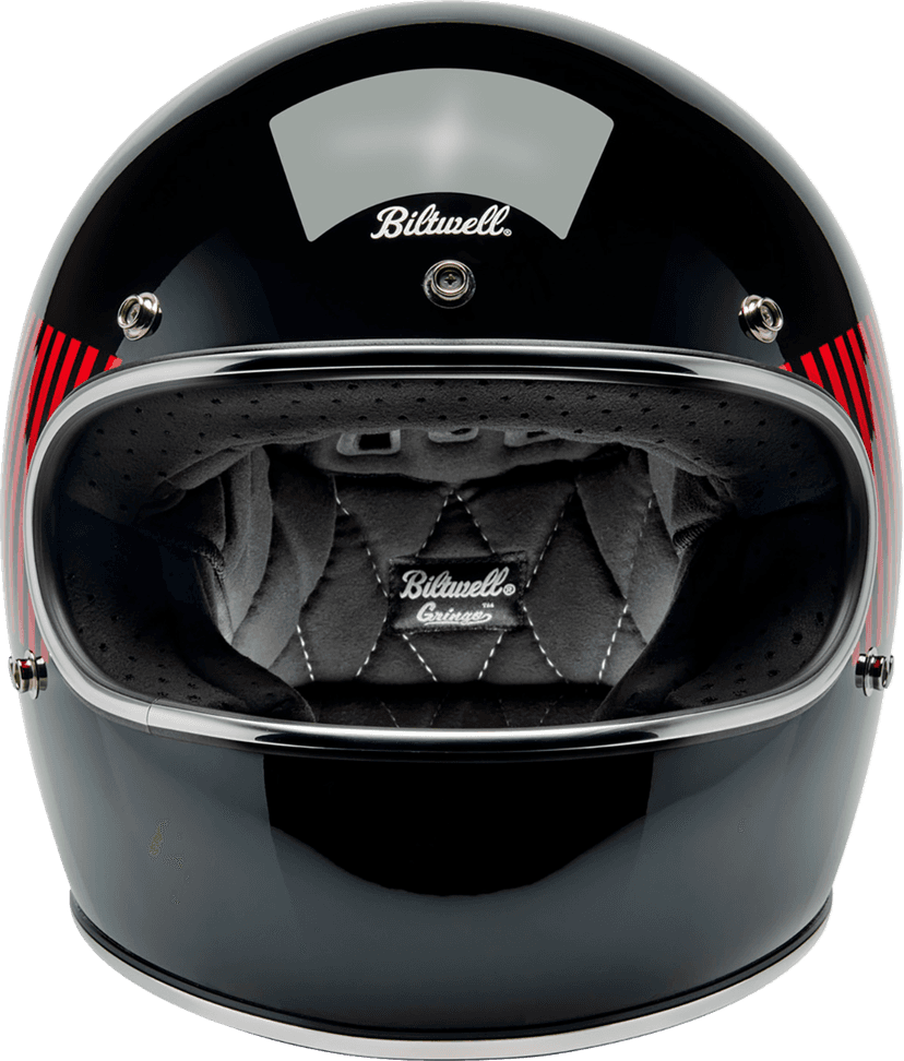 BILTWELL 010120283 Gringo Helmet - Raceflow - Black/Red/White/Blue - Small — image 2 of 8