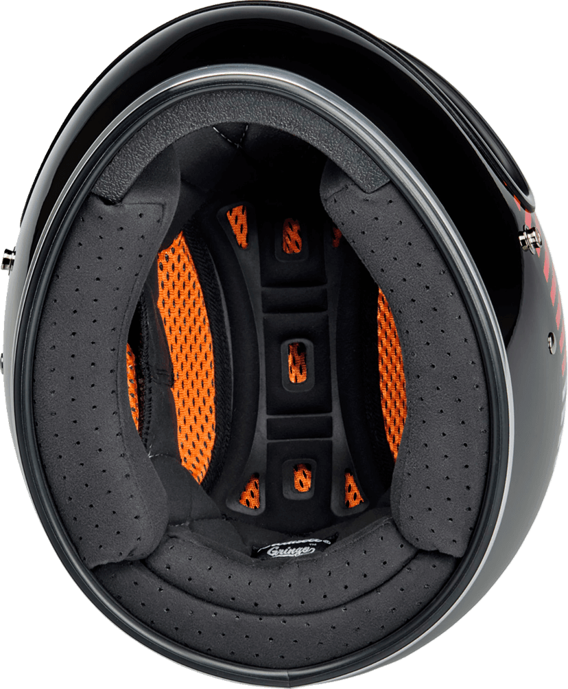 BILTWELL 010120284 Gringo Helmet - Raceflow - Black/Red/White/Blue - Medium — image 7 of 8