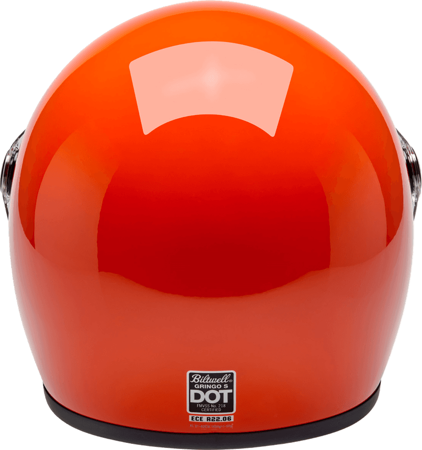 BILTWELL 010120301 Gringo S Helmet - Hazard Orange - Small — image 4 of 9