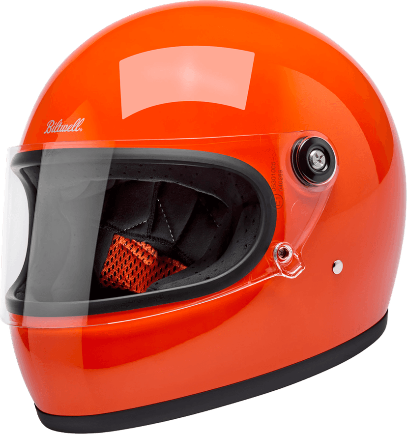 BILTWELL 010120301 Gringo S Helmet - Hazard Orange - Small — image 1 of 9