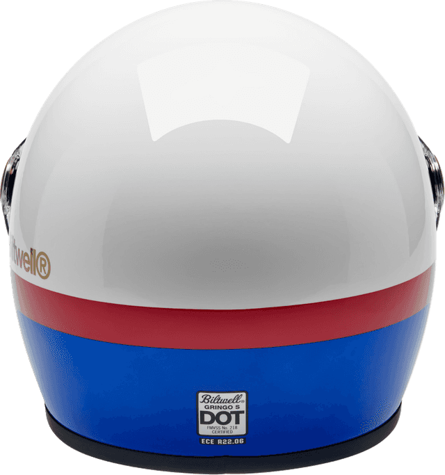 BILTWELL 010120306 Gringo S Helmet - Apex - White/Red/Blue - XS — image 4 of 9