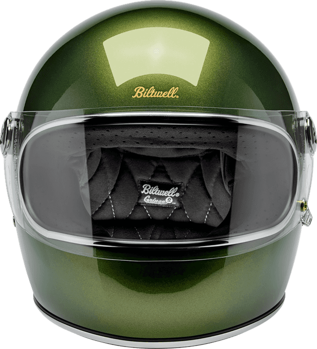 BILTWELL 010120313 Gringo S Helmet - Metallic Dart Green - Small — image 2 of 9