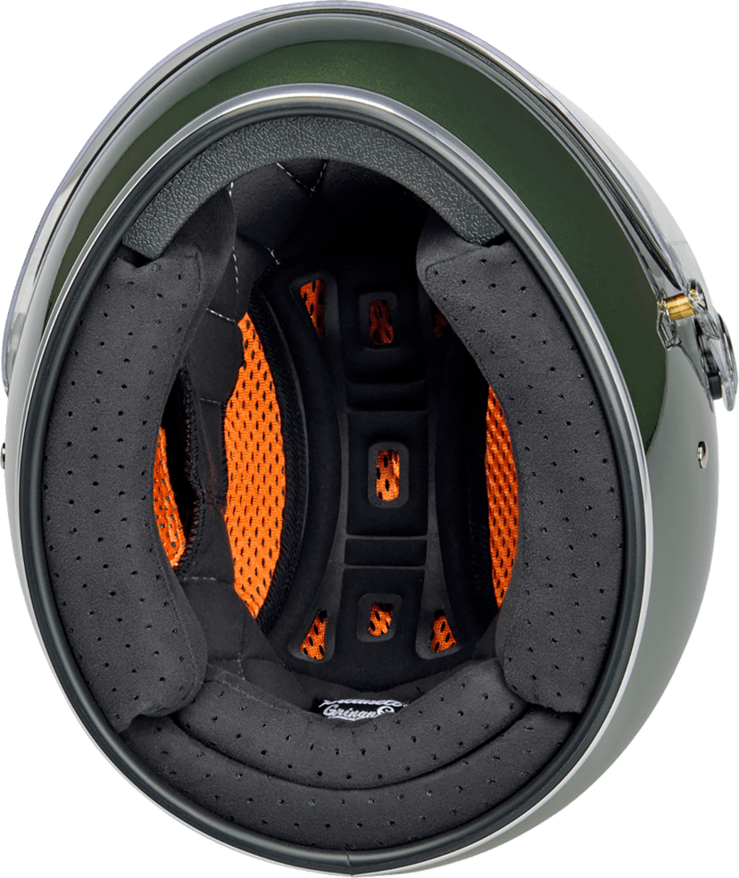 BILTWELL 010120314 Gringo S Helmet - Metallic Dart Green - Medium — image 7 of 9