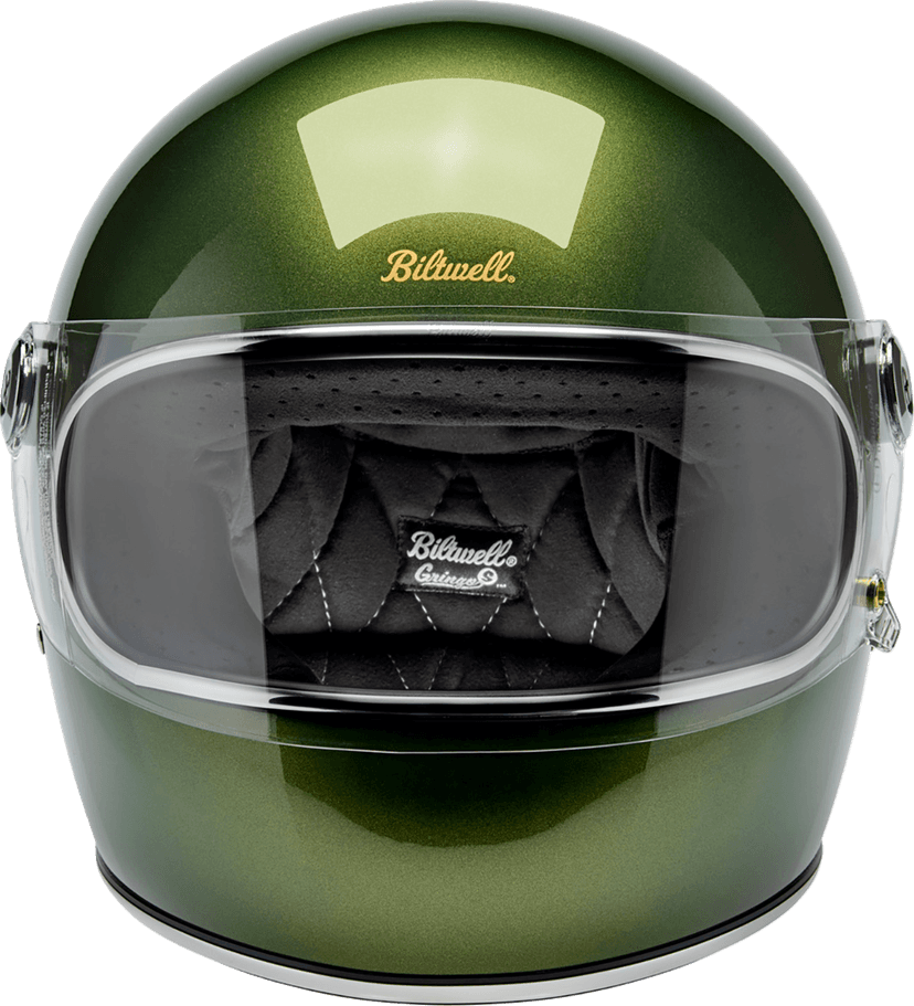 BILTWELL 010120314 Gringo S Helmet - Metallic Dart Green - Medium — image 2 of 9