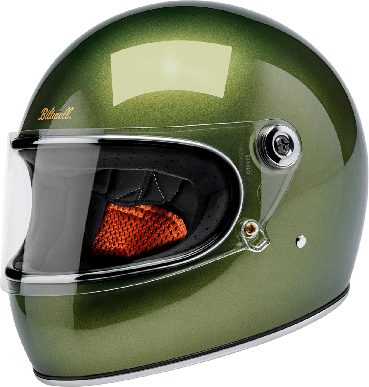 BILTWELL 010120314 Gringo S Helmet - Metallic Dart Green - Medium