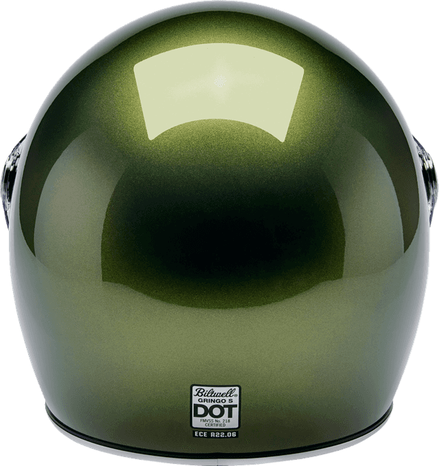 BILTWELL 010120317 Gringo S Helmet - Metallic Dart Green - 2XL — image 4 of 9
