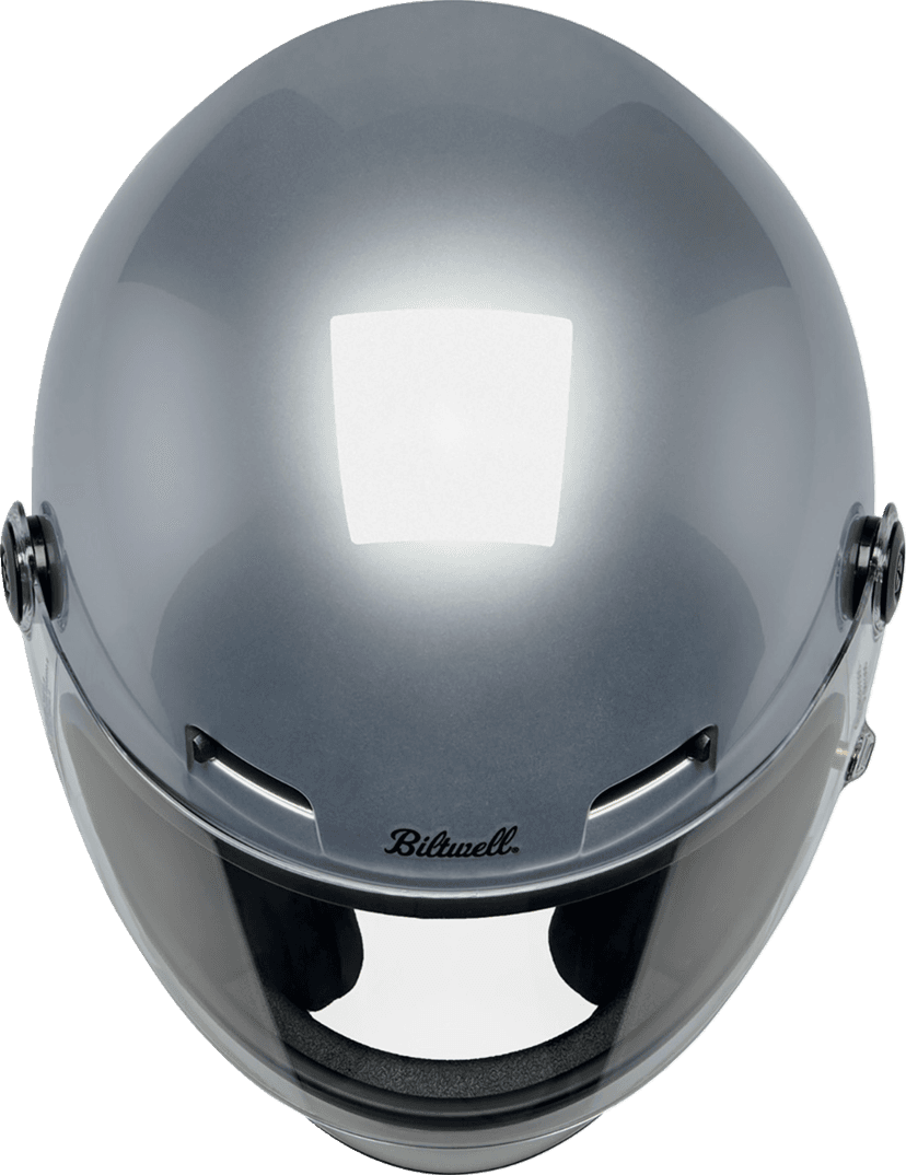 BILTWELL 010120354 Gringo SV Helmet - Gloss Silver - Medium — image 6 of 9