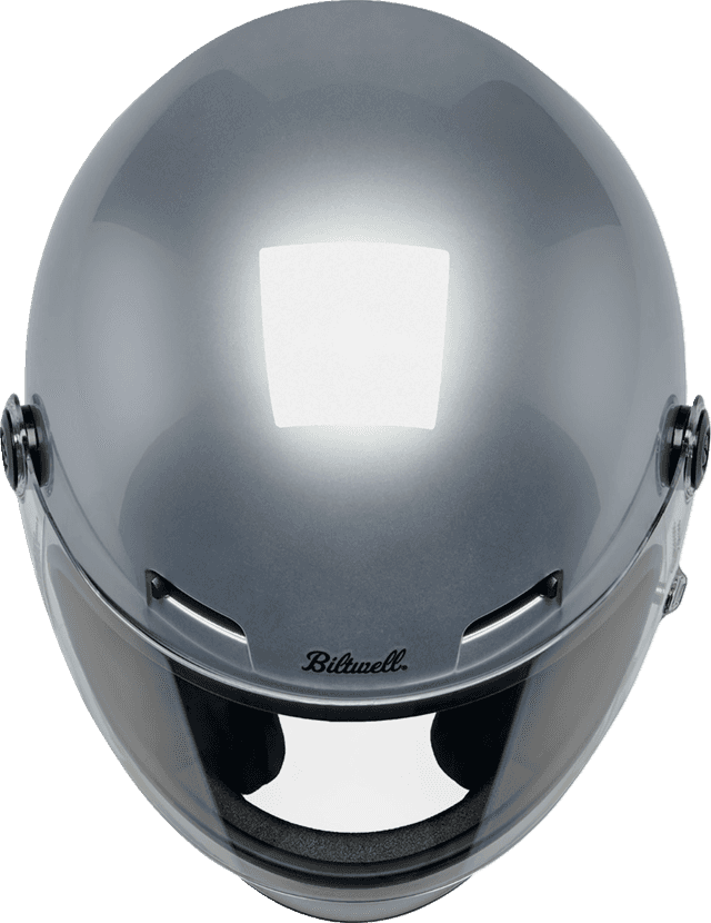 BILTWELL 010120356 Gringo SV Helmet - Gloss Silver - XL — image 8 of 9