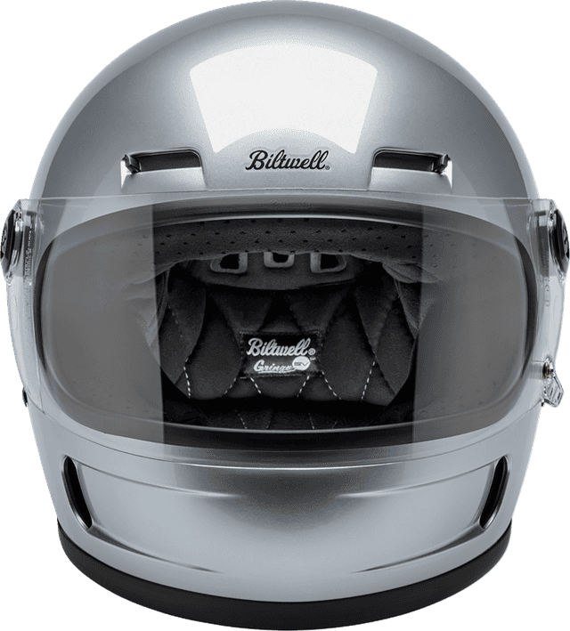 BILTWELL 010120357 Gringo SV Helmet - Gloss Silver - 2XL — image 7 of 9