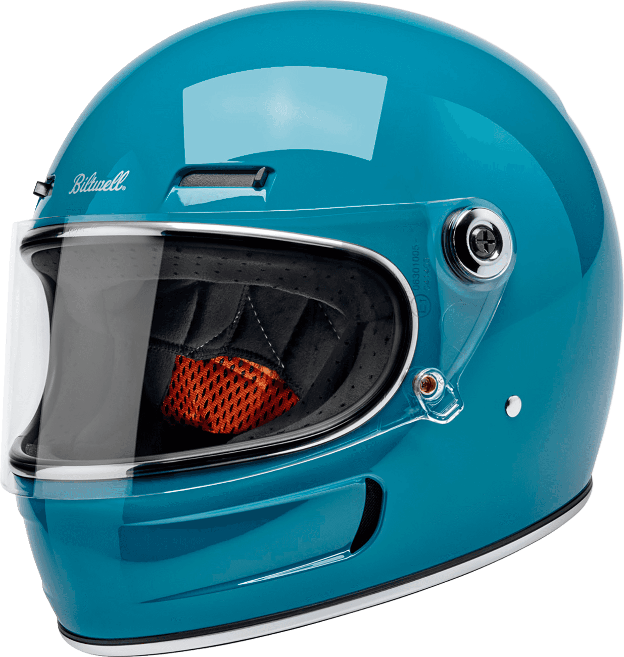 BILTWELL 010120358 Gringo SV Helmet - Gloss Atlantic Teal - XS