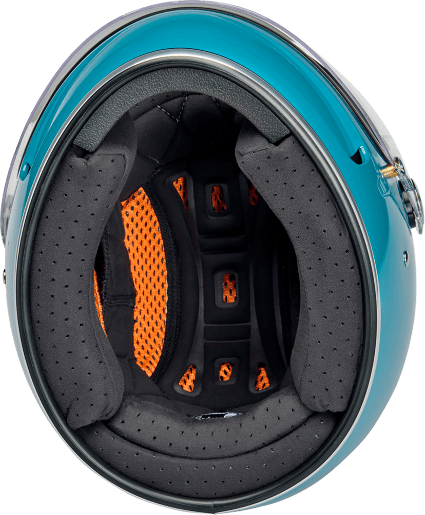 BILTWELL 010120358 Gringo SV Helmet - Gloss Atlantic Teal - XS — image 7 of 9