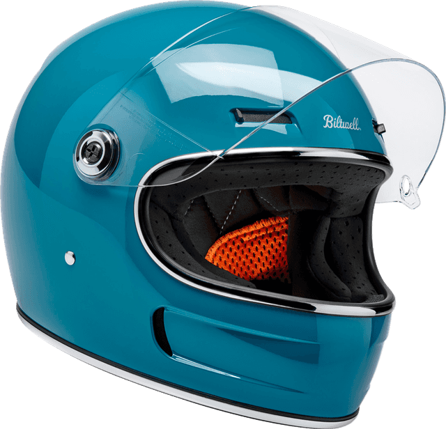 BILTWELL 010120359 Gringo SV Helmet - Gloss Atlantic Teal - Small — image 8 of 9