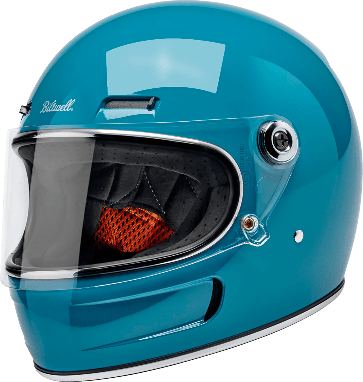 BILTWELL 010120363 Gringo SV Helmet - Gloss Atlantic Teal - 2XL