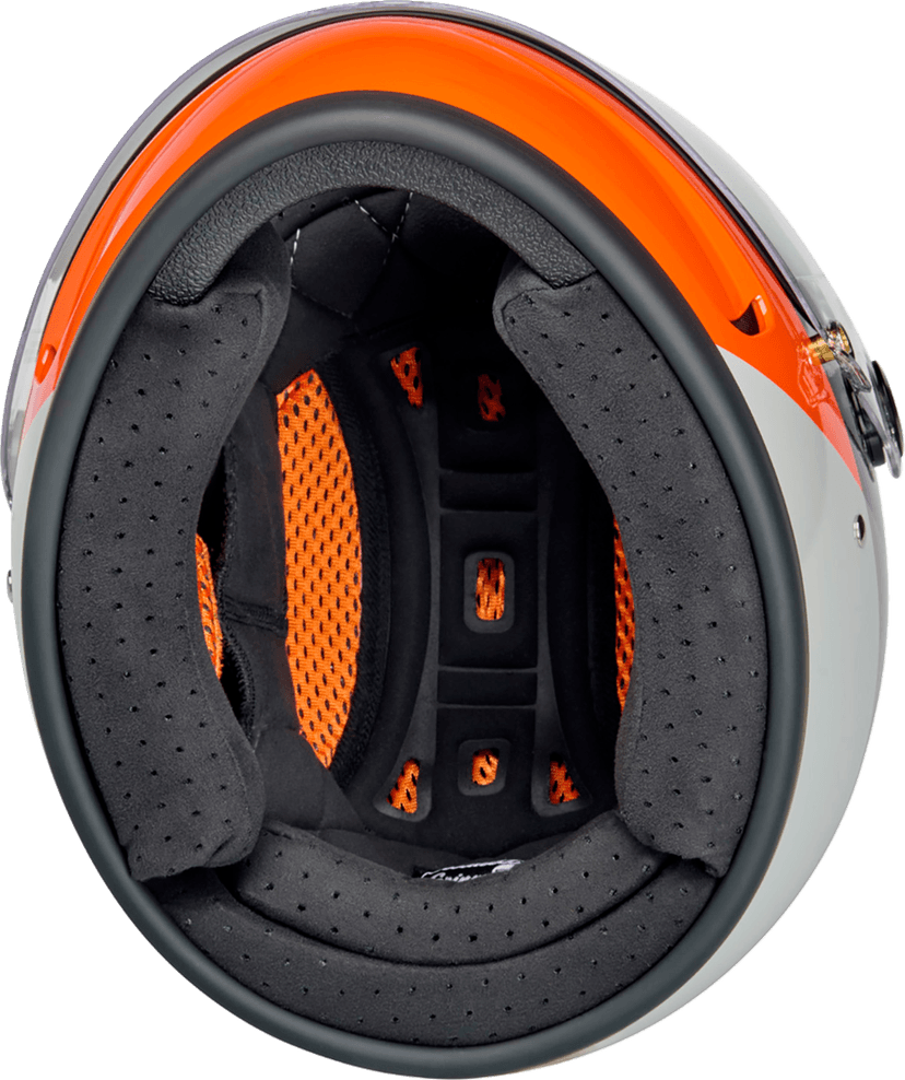 BILTWELL 010120370 Gringo SV Helmet - Intersection - Black/Orange/Gray - XS — image 1 of 9