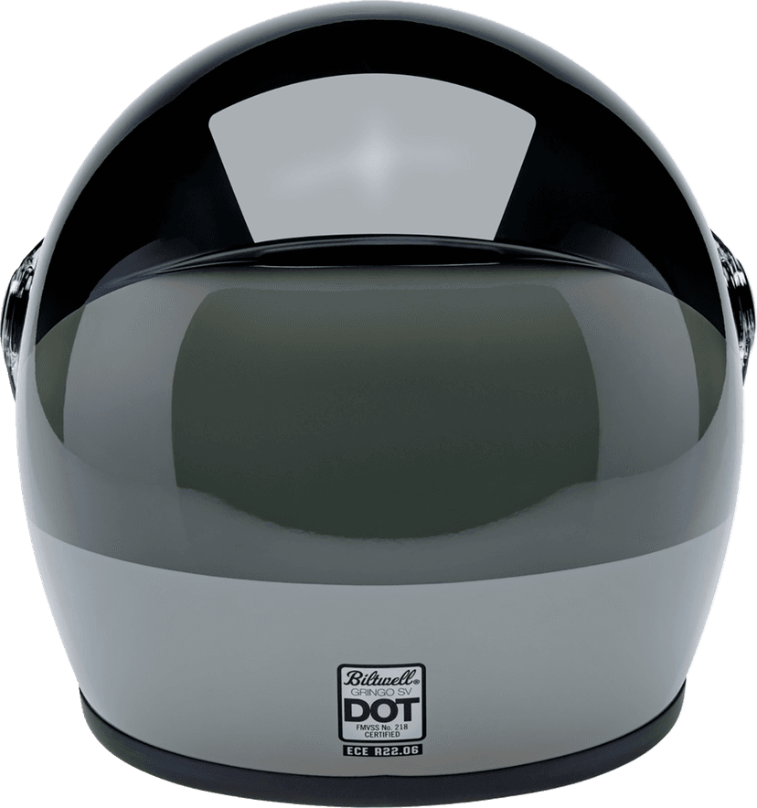 BILTWELL 010120371 Gringo SV Helmet - Intersection - Black/Orange/Gray - Small — image 4 of 9