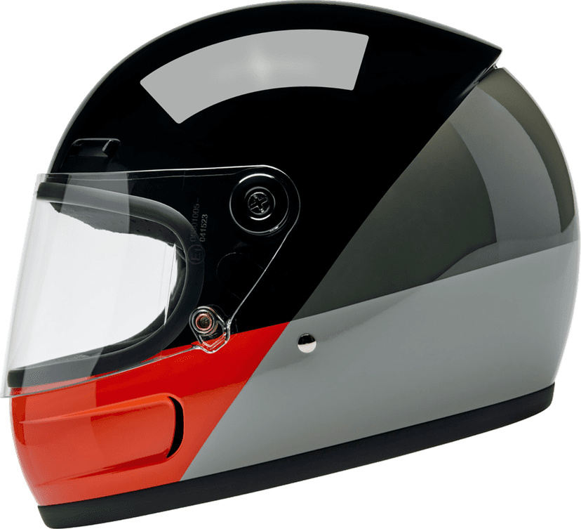 BILTWELL 010120371 Gringo SV Helmet - Intersection - Black/Orange/Gray - Small — image 5 of 9