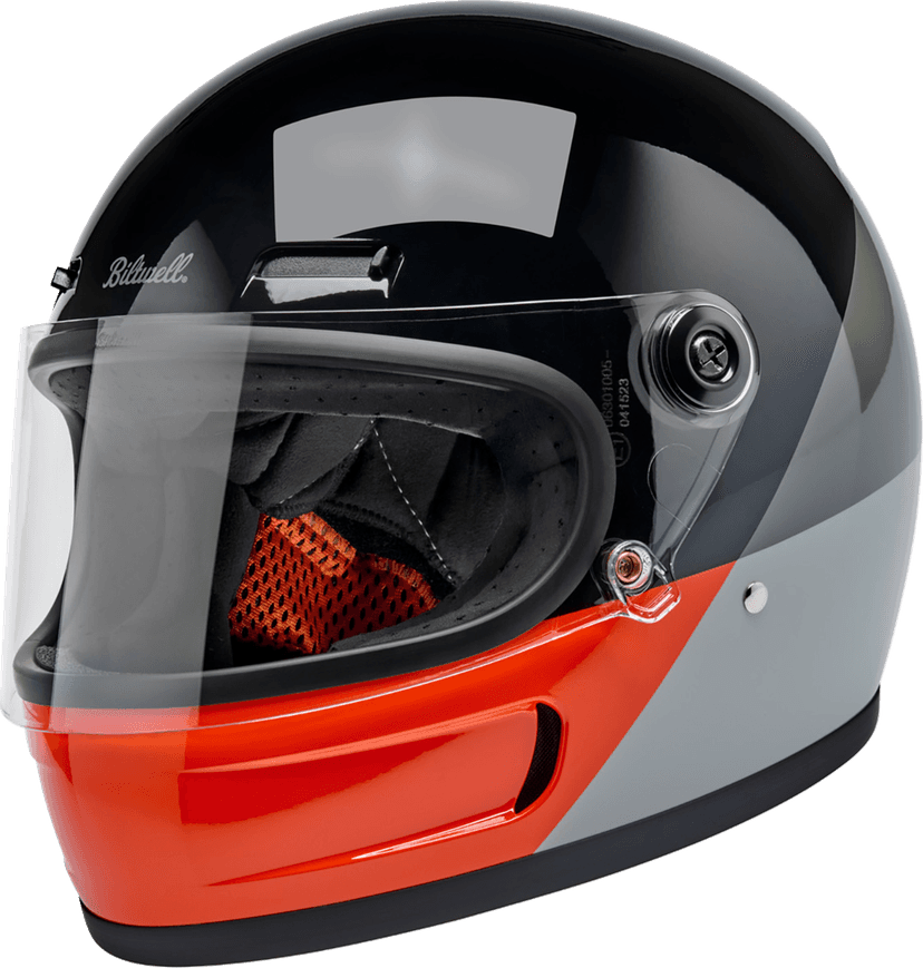 BILTWELL 010120371 Gringo SV Helmet - Intersection - Black/Orange/Gray - Small — image 1 of 9