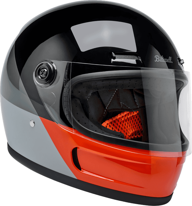 BILTWELL 010120372 Gringo SV Helmet - Intersection - Black/Orange/Gray - Medium — image 2 of 9