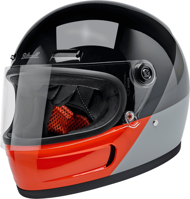 BILTWELL 010120375 Gringo SV Helmet - Intersection - Black/Orange/Gray - 2XL — image 1 of 9