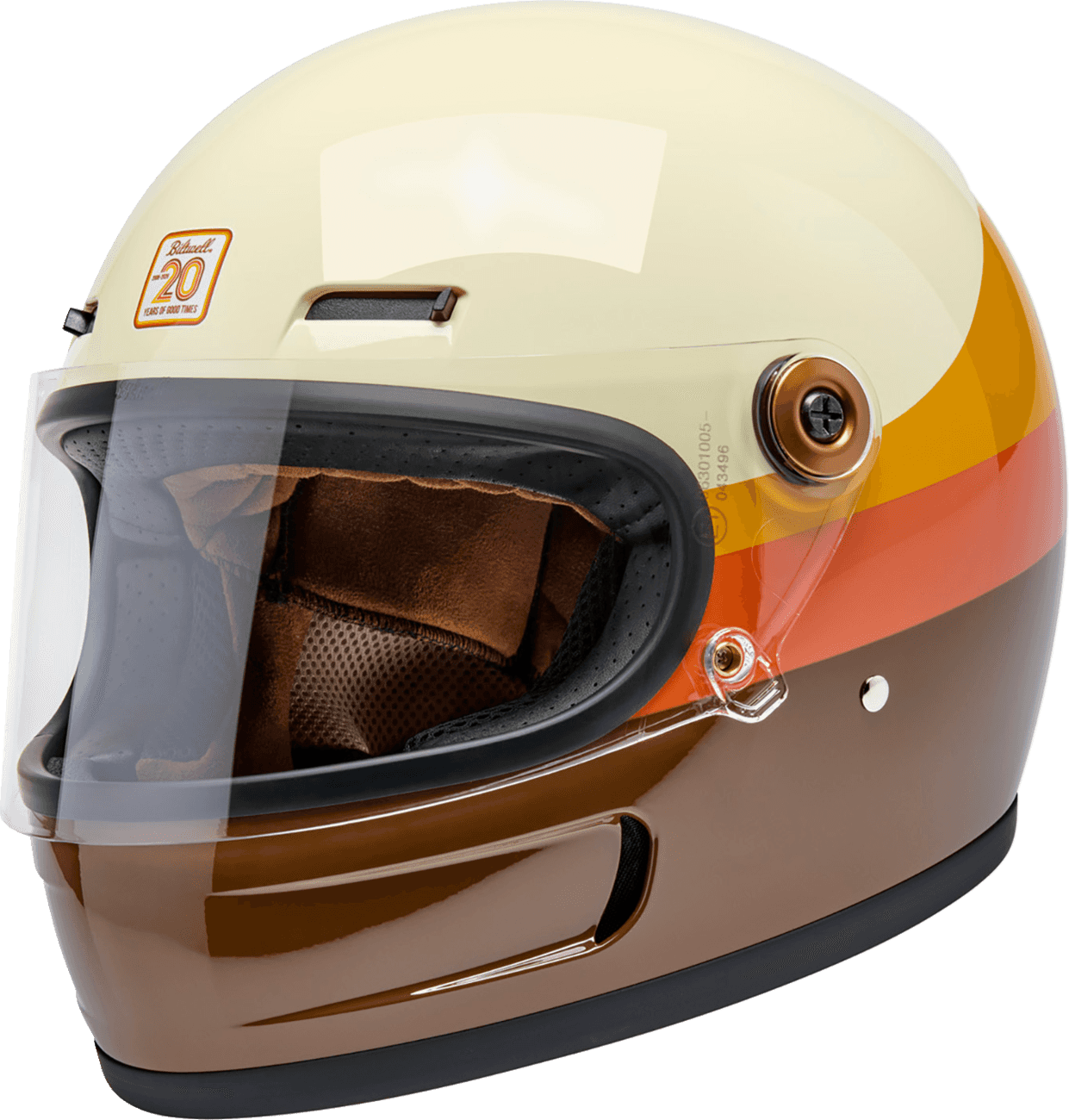 BILTWELL 010120381 Gringo SV Helmet - 20th Anniversary - 2XL