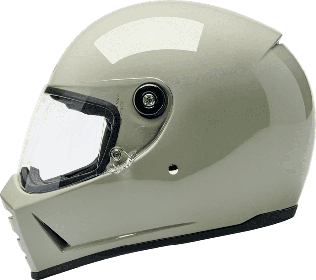 BILTWELL 010120385 Lane Splitter Helmet - Gloss Chalk - Large — image 5 of 9