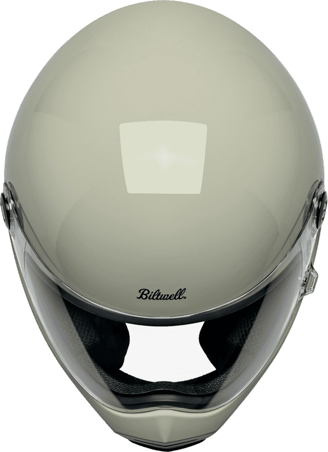 BILTWELL 010120385 Lane Splitter Helmet - Gloss Chalk - Large — image 6 of 9