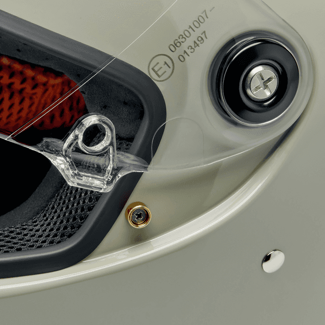 BILTWELL 010120386 Lane Splitter Helmet - Gloss Chalk - XL — image 2 of 9