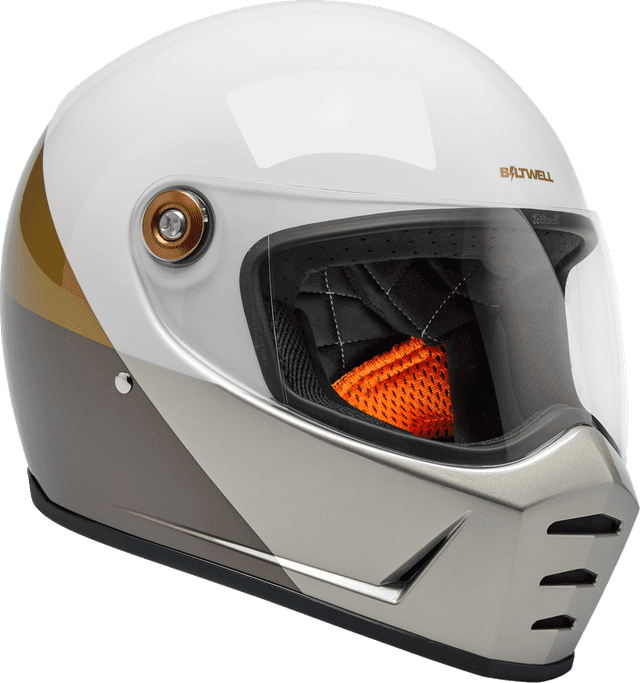 BILTWELL 010120388 Lane Splitter Helmet - Intersection - Gold/Silver/Bronze - XS — image 3 of 6