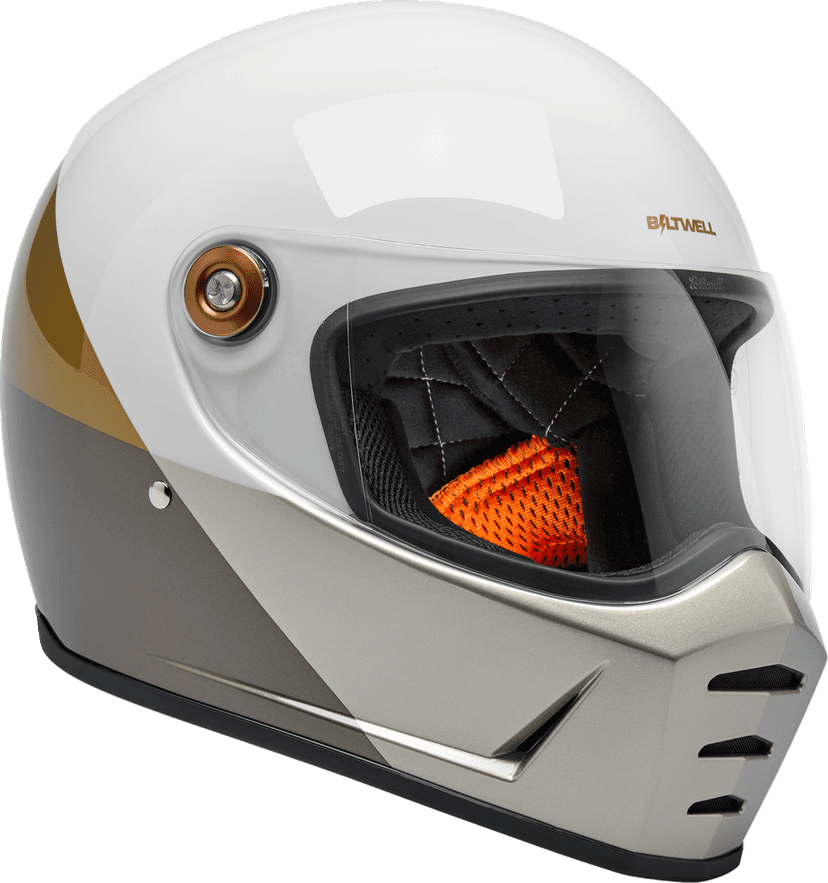 BILTWELL 010120388 Lane Splitter Helmet - Intersection - Gold/Silver/Bronze - XS — image 3 of 6