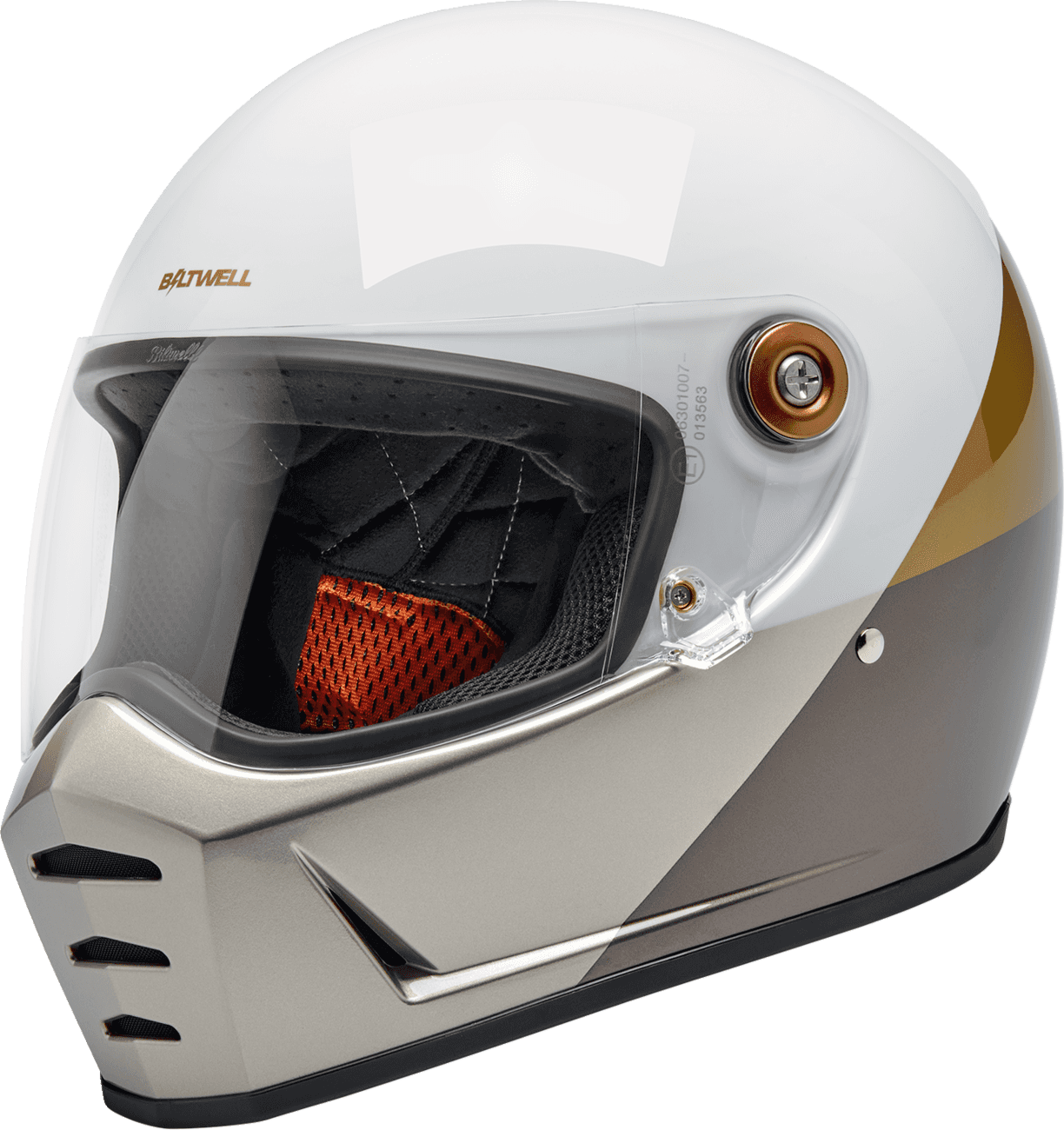 BILTWELL 010120391 Lane Splitter Helmet - Intersection - Gold/Silver/Bronze - Large