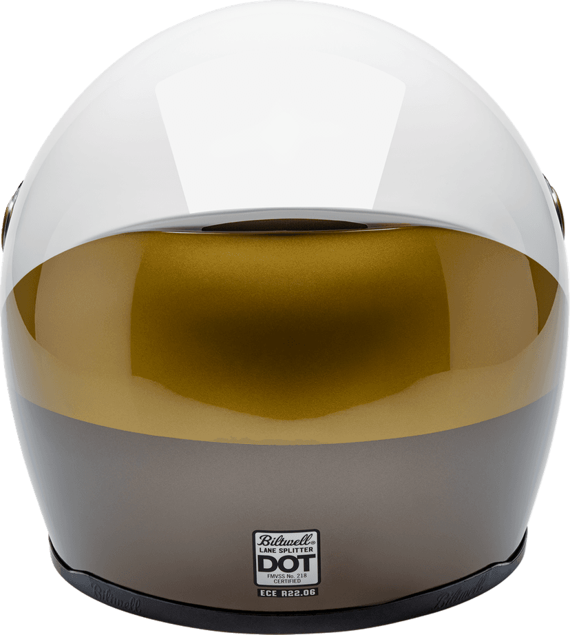 BILTWELL 010120392 Lane Splitter Helmet - Intersection - Gold/Silver/Bronze - XL — image 4 of 6