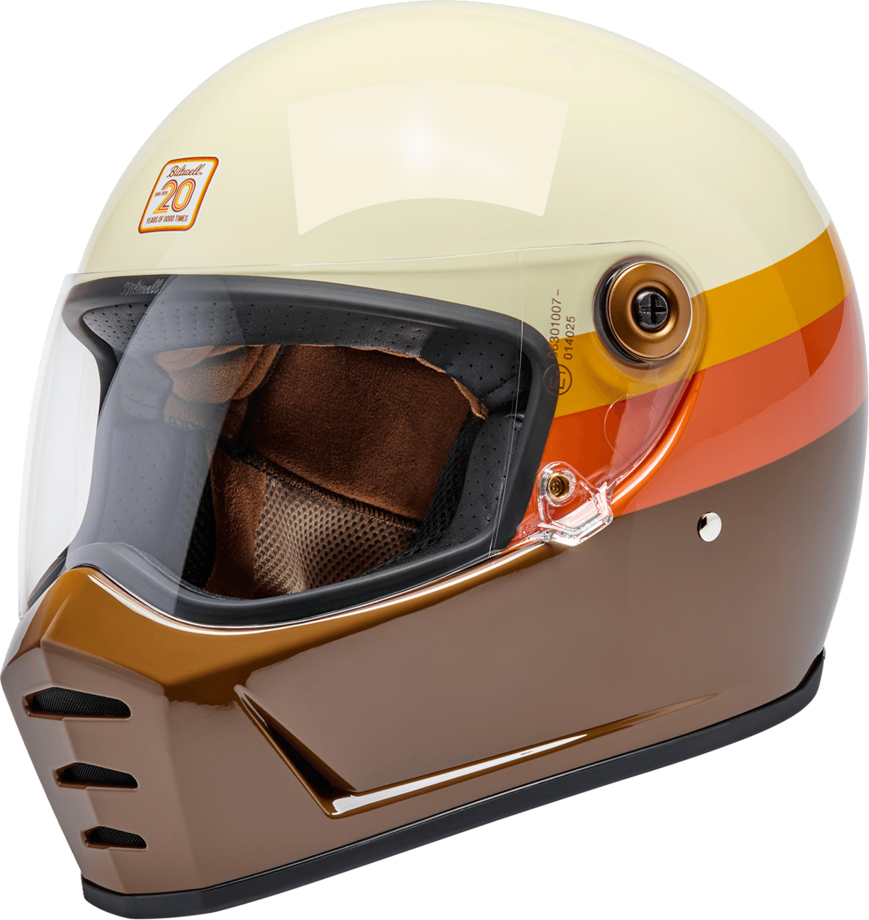 BILTWELL 010120399 Lane Splitter Helmet - 20th Anniversary - 2XL