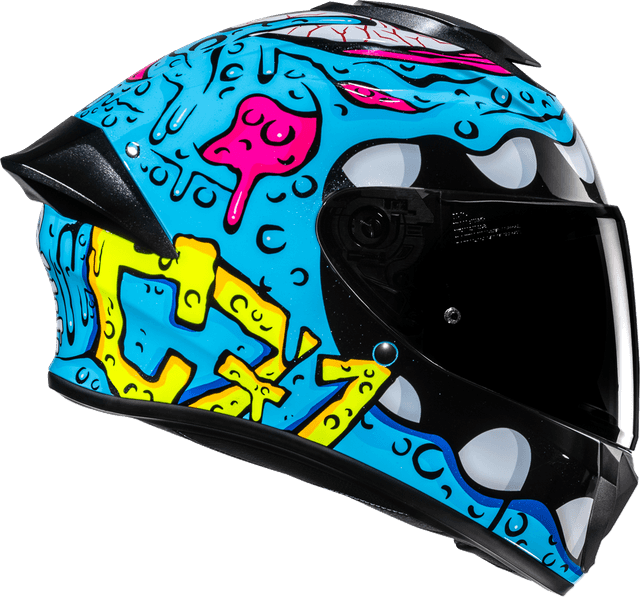 HJC 010120433 C71 Helmet - Squeeze - MC28 - Large — image 2 of 2