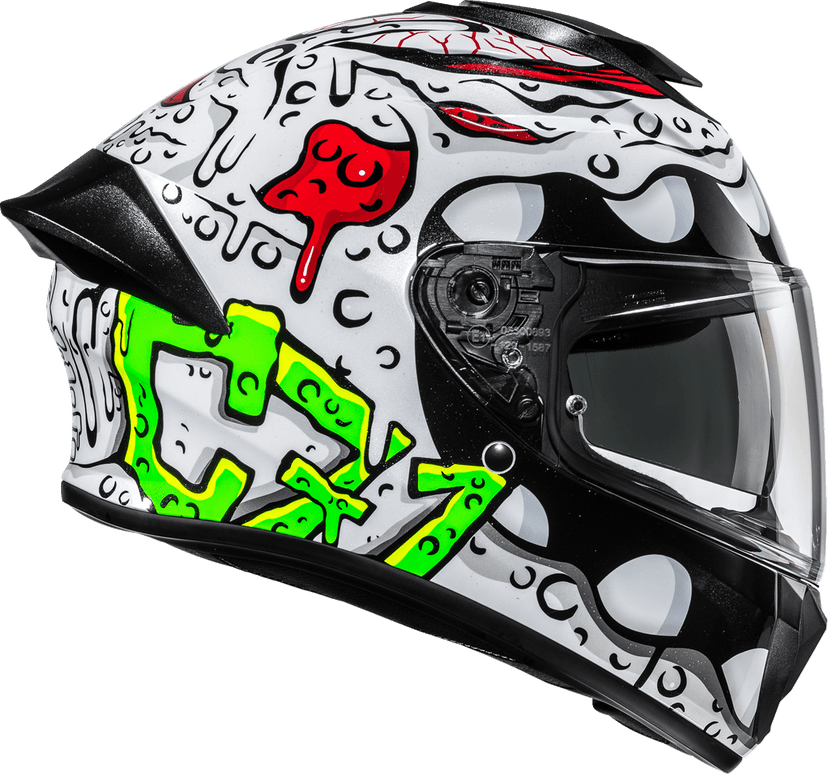 HJC 010120444 C71 Helmet - Squeeze - MC41 - Medium — image 3 of 6