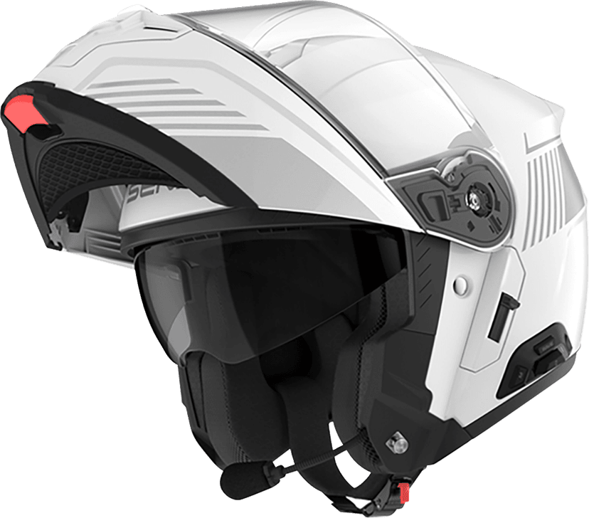 SENA 0101-20497 Specter Modular Helmet - Solid - Gloss White - Small — image 2 of 4
