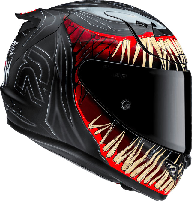 HJC 0101-20619 RPHA 12N Helmet - Marvel - Venom 3 - MC1SF - 2XL — image 4 of 5