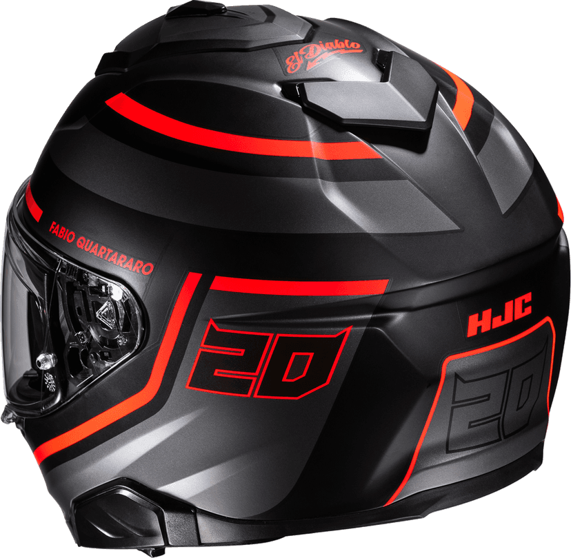HJC 010120713 i71 Helmet - FQ20 - MC1SF - Small — image 5 of 5